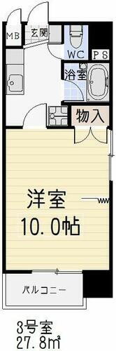 愛知県名古屋市北区平安１丁目 平安通駅 1K マンション 賃貸物件詳細