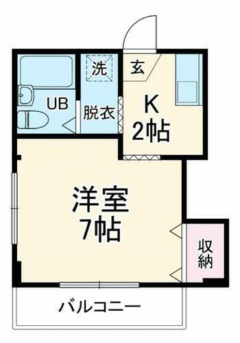 神奈川県川崎市多摩区宿河原３丁目 宿河原駅 1K マンション 賃貸物件詳細
