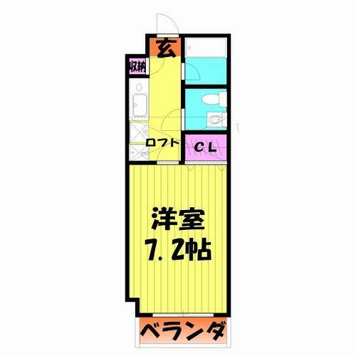 埼玉県草加市高砂２丁目 草加駅 1K マンション 賃貸物件詳細