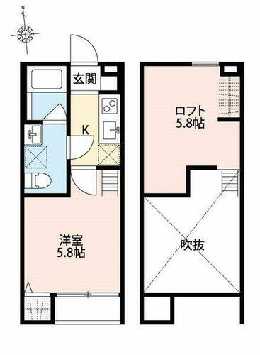東京都八王子市台町１丁目 山田駅 1K アパート 賃貸物件詳細