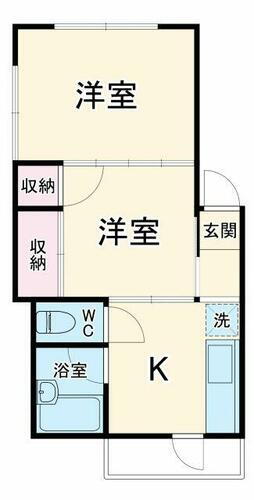 神奈川県厚木市旭町２丁目 本厚木駅 2K マンション 賃貸物件詳細