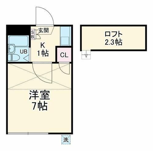 埼玉県草加市稲荷４丁目 草加駅 1K アパート 賃貸物件詳細