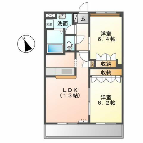 愛知県一宮市丹羽字北屋敷 名鉄一宮駅 2LDK マンション 賃貸物件詳細