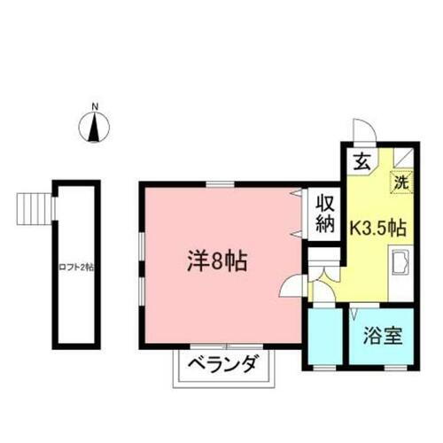 神奈川県川崎市麻生区高石３丁目 読売ランド前駅 1K アパート 賃貸物件詳細