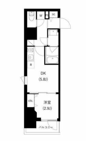 東京都北区西ケ原１丁目 駒込駅 1DK マンション 賃貸物件詳細