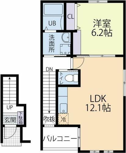 埼玉県秩父市中宮地町 秩父駅 1LDK アパート 賃貸物件詳細