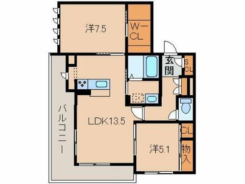 和歌山県和歌山市坊主丁 和歌山駅 2LDK マンション 賃貸物件詳細