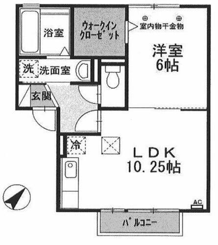 静岡県静岡市駿河区高松２丁目 静岡駅 1LDK アパート 賃貸物件詳細