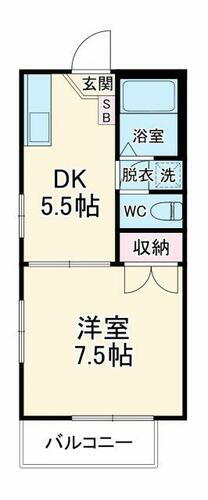 神奈川県藤沢市亀井野２丁目 六会日大前駅 1DK アパート 賃貸物件詳細