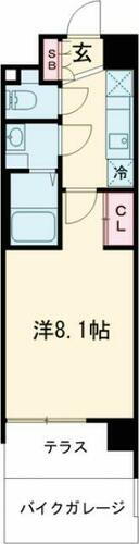 京都府京都市南区唐橋平垣町 西大路駅 1K マンション 賃貸物件詳細