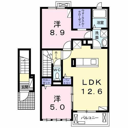 神奈川県横浜市栄区中野町 本郷台駅 2LDK アパート 賃貸物件詳細