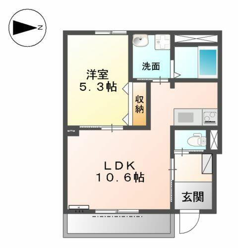 静岡県静岡市駿河区みずほ４丁目 安倍川駅 1LDK アパート 賃貸物件詳細