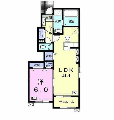 岐阜県各務原市蘇原希望町２丁目 六軒駅 1LDK アパート 賃貸物件詳細