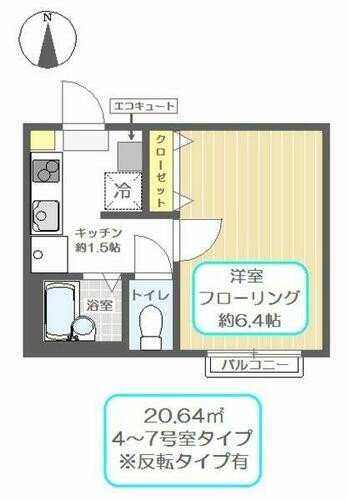 東京都足立区島根３丁目 西新井駅 1K アパート 賃貸物件詳細
