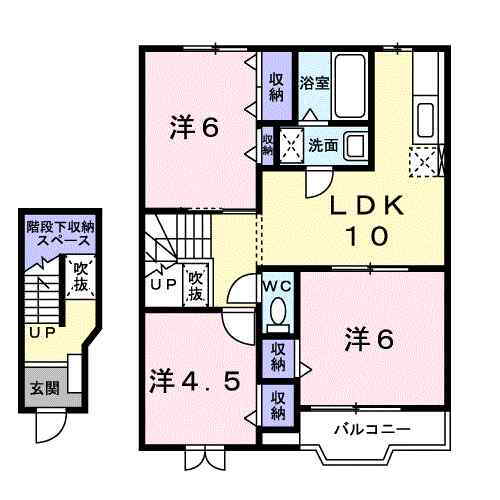 アルバ・ソーレⅡ 2階 3LDK 賃貸物件詳細