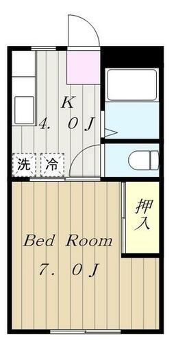 神奈川県川崎市多摩区枡形６丁目 向ヶ丘遊園駅 1K アパート 賃貸物件詳細