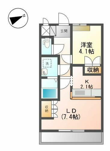 千葉県富里市立沢新田 京成成田駅 1LDK アパート 賃貸物件詳細