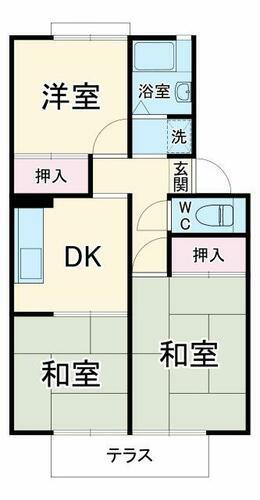 神奈川県平塚市大神５丁目 寒川駅 3DK アパート 賃貸物件詳細