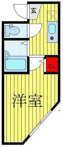 メルディア南千住６丁目Ⅷ 2階 1K 賃貸物件詳細