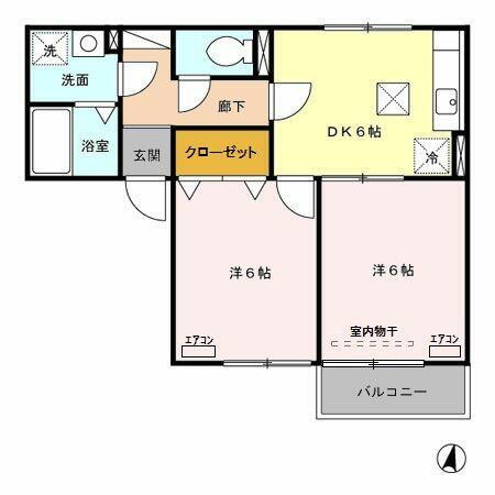 埼玉県さいたま市中央区本町東４丁目 北与野駅 2DK アパート 賃貸物件詳細