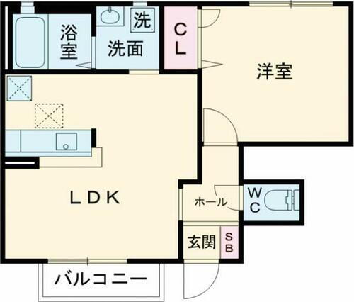 栃木県下野市小金井 小金井駅 1LDK アパート 賃貸物件詳細