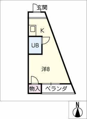 愛知県名古屋市天白区島田４丁目 植田駅 ワンルーム マンション 賃貸物件詳細