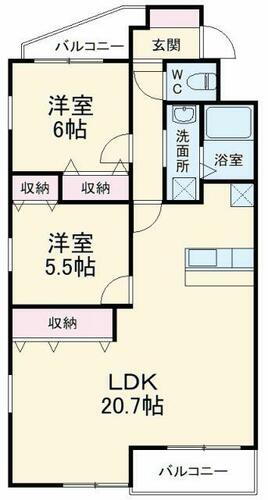 埼玉県さいたま市南区別所３丁目 武蔵浦和駅 2LDK マンション 賃貸物件詳細