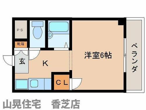 奈良県香芝市瓦口 五位堂駅 1K マンション 賃貸物件詳細