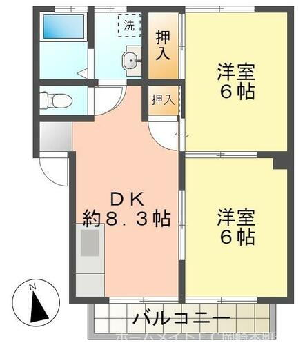 愛知県岡崎市上地６丁目 岡崎駅 2DK アパート 賃貸物件詳細