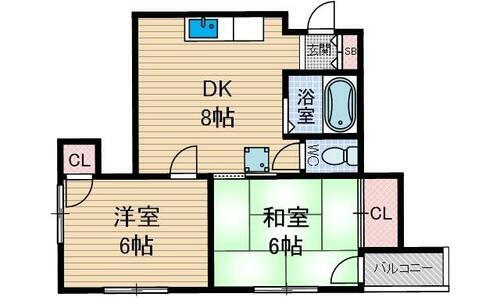大阪府茨木市中村町 茨木市駅 2DK マンション 賃貸物件詳細