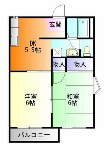 静岡県掛川市薗ケ谷 掛川駅 2DK アパート 賃貸物件詳細