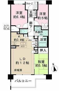 東京都世田谷区船橋５丁目 千歳船橋駅 3LDK マンション 賃貸物件詳細