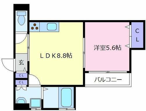 大阪府松原市高見の里６丁目 高見ノ里駅 1LDK アパート 賃貸物件詳細