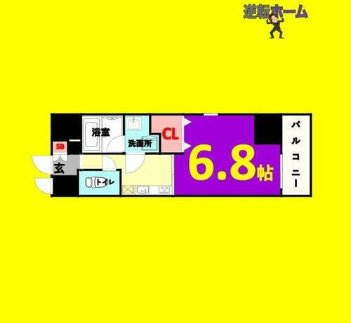 愛知県名古屋市北区志賀南通２丁目 黒川駅 1K マンション 賃貸物件詳細