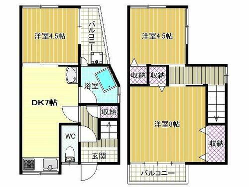 大阪府柏原市安堂町 安堂駅 3DK 一戸建て 賃貸物件詳細