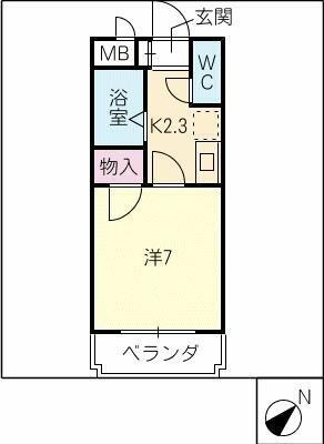 愛知県東海市名和町背戸田 名和駅 1K マンション 賃貸物件詳細