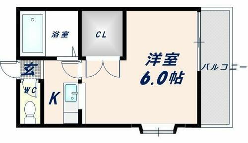 大阪府東大阪市大蓮北３丁目 弥刀駅 1K マンション 賃貸物件詳細