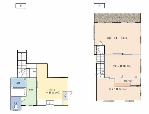 愛媛県四国中央市川之江町 川之江駅 3DK 一戸建て 賃貸物件詳細