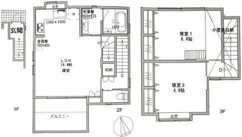 東京都豊島区巣鴨５丁目 巣鴨駅 2LDK アパート 賃貸物件詳細