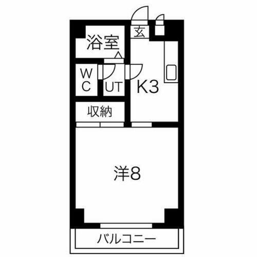 愛知県名古屋市千種区竹越２丁目 茶屋ヶ坂駅 1K マンション 賃貸物件詳細