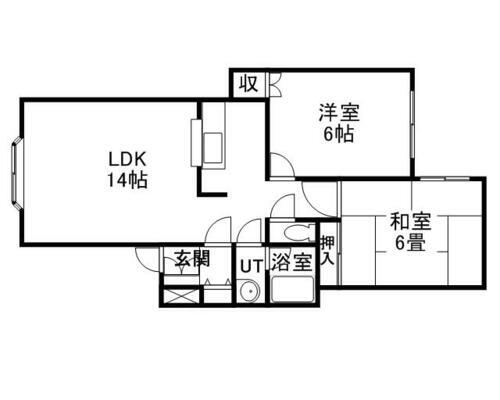 北海道札幌市東区伏古十二条５丁目 栄町駅 2LDK アパート 賃貸物件詳細