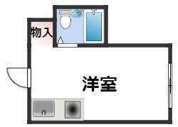 昭和グランドハイツ恵美須 4階 ワンルーム 賃貸物件詳細