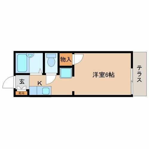 奈良県生駒郡三郷町立野南１丁目 三郷駅 1K アパート 賃貸物件詳細