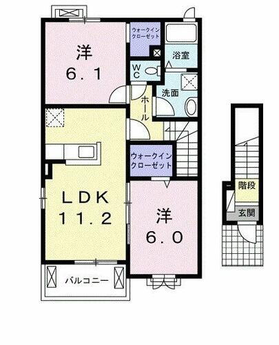 茨城県筑西市玉戸 大田郷駅 2LDK アパート 賃貸物件詳細