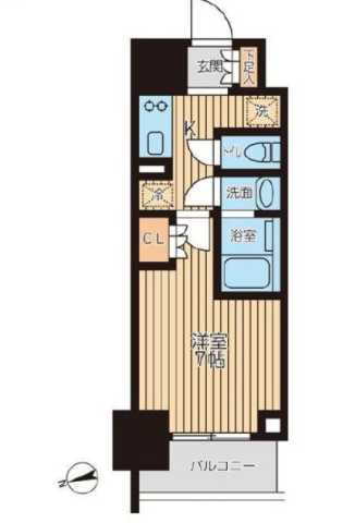 東京都大田区西蒲田７丁目 蓮沼駅 1K マンション 賃貸物件詳細