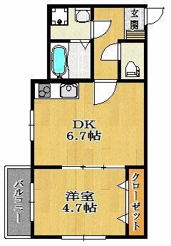 大阪府堺市東区草尾 北野田駅 1DK アパート 賃貸物件詳細