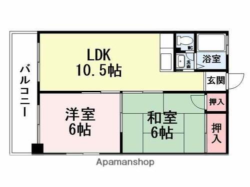福岡県北九州市小倉南区八重洲町 小倉駅 2LDK マンション 賃貸物件詳細