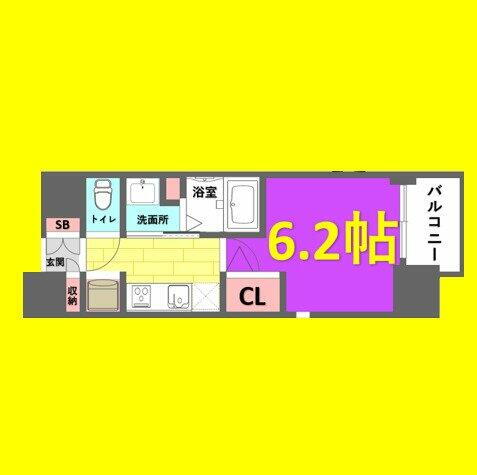 エステムコート名古屋栄プレシャス 15階 1K 賃貸物件詳細