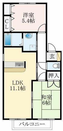 大阪府藤井寺市小山３丁目 藤井寺駅 2LDK アパート 賃貸物件詳細