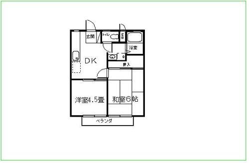 岡山県倉敷市西富井 西富井駅 2DK アパート 賃貸物件詳細